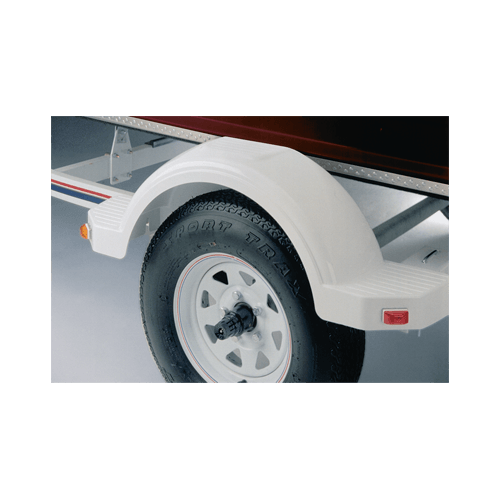 Fulton 008572 Trailer Fender, 12 in. Tire Size, White