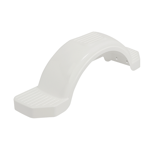 Fulton 008574 Trailer Fender, 14 in. Tire Size, White