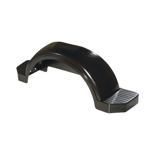 Fulton 008585 Trailer Fender, 15 in. Tire Size, Black