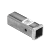 Draw-Tite 11081 Receiver Fabrication Part, 2 in. Receiver, 8 in. Length, Unpainted