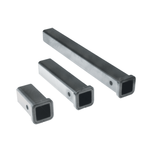 Draw-Tite 5691 Receiver Fabrication Part, 2 in. Receiver, 12 in. Length, Unpainted