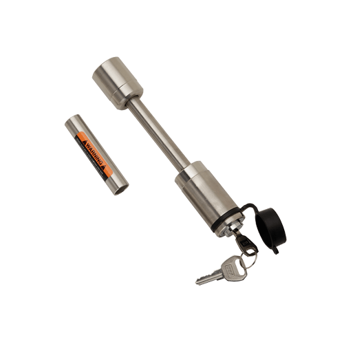 BULLDOG 580405 Trailer Hitch Lock, Fits 1-1/4 in. & 2 in. Receivers, 1/2 in. & 5/8 in. Pin Diameter