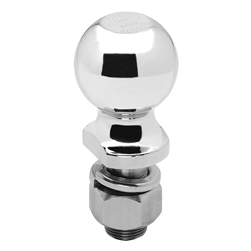 Draw-Tite 63852 Trailer Hitch Ball, 2 in. Diameter, 6,000 lbs. Capacity, Stainless Steel