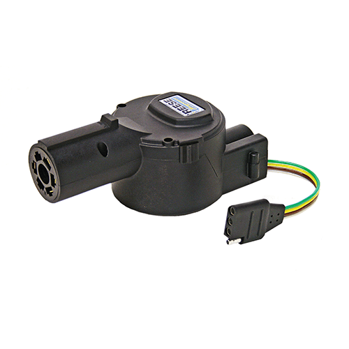 Reese Towpower 78007 Wiring Adapter, 7-Way Flat to 4-Way Flat, Retractable