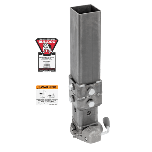 BULLDOG 1289200300 BX1® Gooseneck Coupler, 3 in. Diameter, 40,000 lbs. Capacity, Square