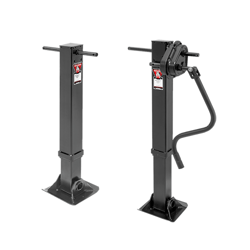 BULLDOG 500153 Fifth Wheel Landing Gear, 45,000 lbs. Lift Capacity, 17 in. Travel