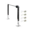 BULLDOG 500162 Fifth Wheel Landing Gear, 4,000 lbs. Lift Capacity, 36 in. Travel
