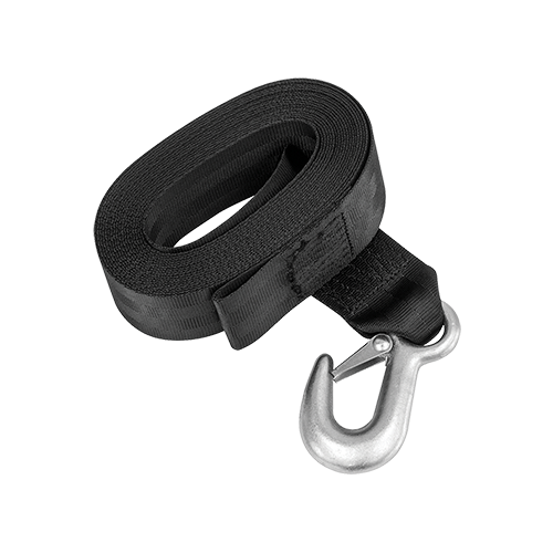 Fulton 501202 Trailer Winch Accessory, Strap w/ Hook, 2 in. x 20 ft.