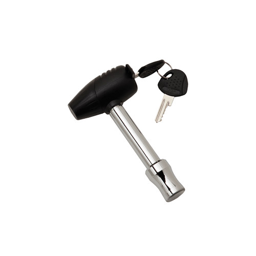 BULLDOG 580407 Trailer Hitch Lock, Fits 1-1/4 in. & 2 in. Receivers, 1/2 in. & 5/8 in. Pin Diameter, Easy Access