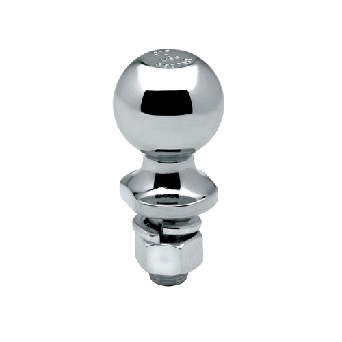 Draw-Tite 63822 Trailer Hitch Ball, 2 in. Diameter, 3,500 lbs. Capacity, Chrome