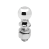 Draw-Tite 63830 Trailer Hitch Ball, 2 in. Diameter, 8,000 lbs. Capacity, Chrome