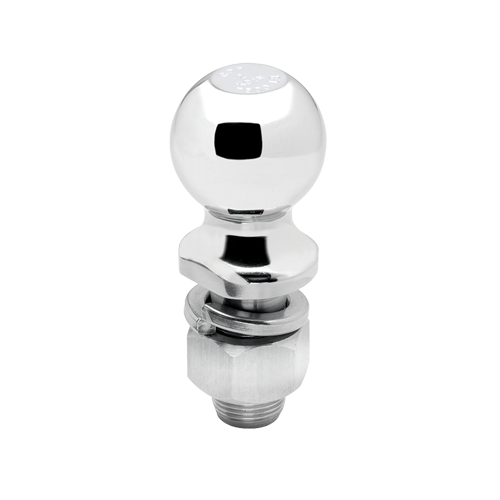 Draw-Tite 63845 Trailer Hitch Ball, 2 in. Diameter, 7,500 lbs. Capacity, Chrome