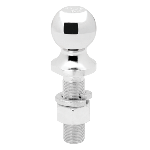 Draw-Tite 63849 Trailer Hitch Ball, 2 in. Diameter, 7,500 lbs. Capacity, Chrome