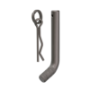 Reese 7092100 Tactical™ Trailer Hitch Pin & Clip, Fits 2 in. & 2-1/2 in. Receivers, 5/8 in. Pin Diameter, Pewter