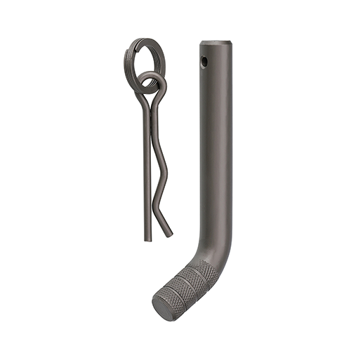 Reese 7092100 Tactical™ Trailer Hitch Pin & Clip, Fits 2 in. & 2-1/2 in. Receivers, 5/8 in. Pin Diameter, Pewter