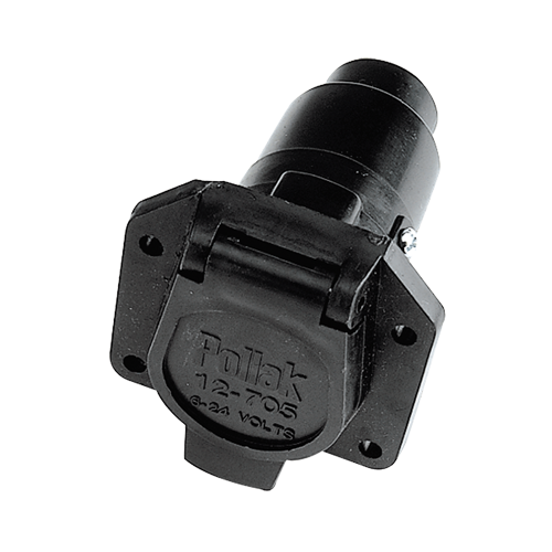 Reese Towpower 74126 Wiring Connector, 7-Way Vehicle End, No Wire
