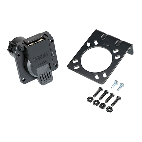 Reese Towpower 85219 Wiring Connector, 7-Way Vehicle End, No Wire