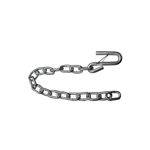 Fulton CHA0030340 Safety Chain, Grade 43, 1/4" x 24" w/ 7/16" Wire Safety Latch