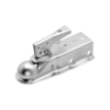 Fulton E112000340 Straight Coupler, 1-7/8 in. Diameter, 2,000 lbs. Capacity, 2 in. Channel Width