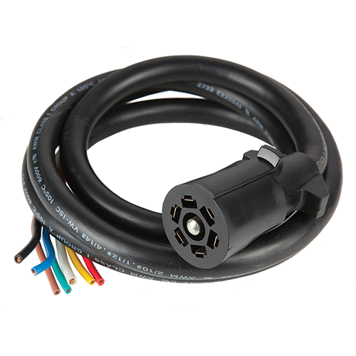 Reese Towpower 8549100 Wiring Connector, 7-Way Trailer End, 6 ft. Length Wire