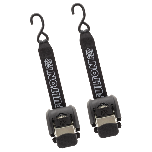Fulton 2062100 F2 Retractable Transom Tie Downs, Stainless Steel