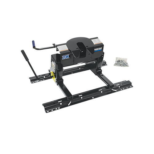 Reese 30133 20K Fifth Wheel Hitch (Includes: Head, Head Support, Handle Kit, Slider Unit & Rail Kit)