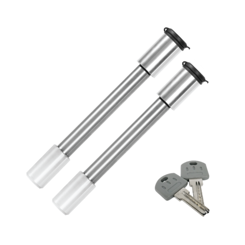 Andersen  3492 Stainless Steel Lock Set for Rapid Hitch ONLY -fits 2" & 2-1/2" receivers