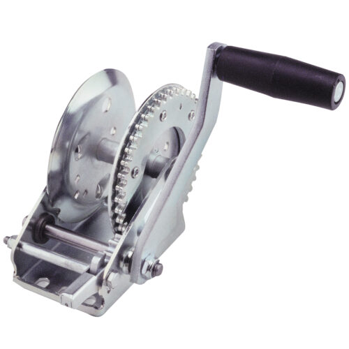 Fulton 142101 Trailer Winch, Single-Speed, 1,100 lbs. Capacity, No Strap