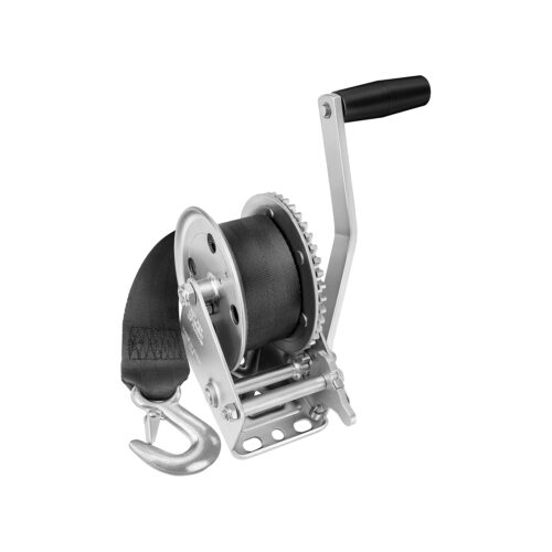 Fulton 142203 Trailer Winch, Single-Speed, 1,500 lbs. Capacity, 20 ft. Strap