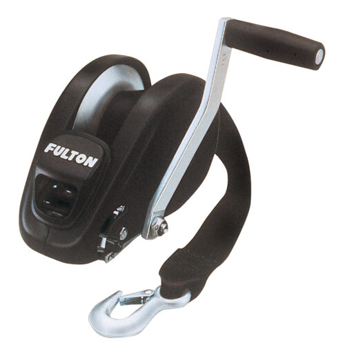 Fulton XLT 142316 Marine Trailer Winch Single-Speed 1,800 lbs. 20 ft. Strap