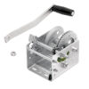Fulton 142403 Trailer Winch, Two-Speed, 2,000 lbs. Capacity, No Strap