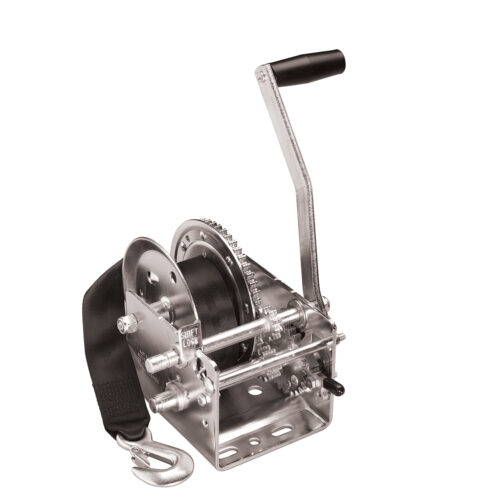 Fulton 142416 Trailer Winch, Two-Speed, 2,600 lbs. Capacity, 20 ft. Strap