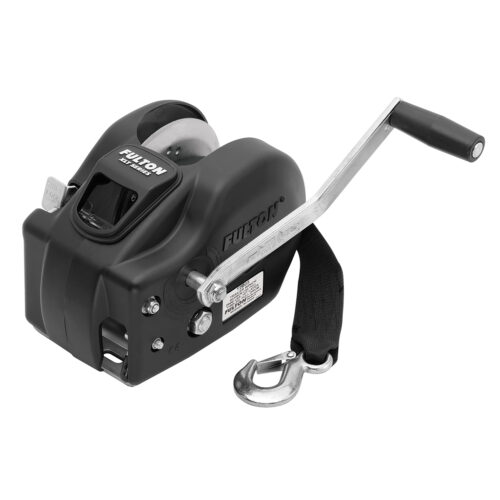 Fulton 142418 Trailer Winch, Two-Speed, 2,600 lbs. Capacity, 20 ft. Strap