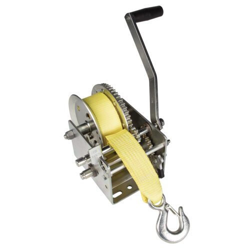 Fulton 142424 Trailer Winch, Two-Speed, 3,200 lbs. Capacity, 20 ft. Strap