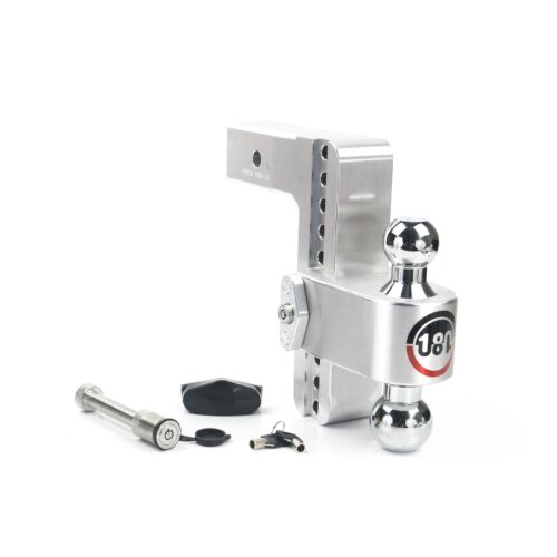Weigh Safe Turnover Ball 8" Drop Hitch with 2.5" Shank Keyed Alike WS05 Included