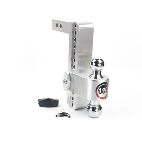 Weigh Safe Turnover Ball 10" Drop Hitch with 2" Shank