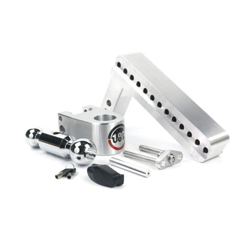 Weigh Safe Turnover Ball 10" Drop Hitch with 2" Shank