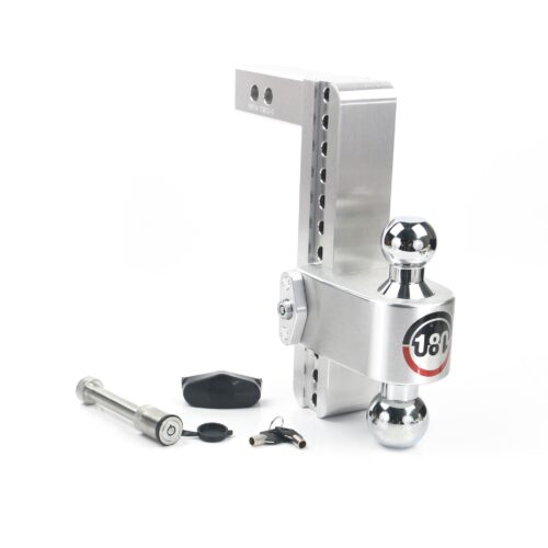 Weigh Safe Turnover Ball 10" Drop Hitch with 2" Shank- Keyed Alike WS05 Included