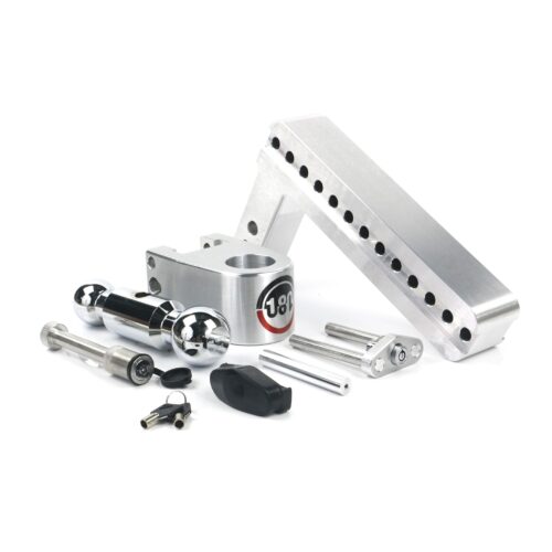 Weigh Safe Turnover Ball 10" Drop Hitch with 2" Shank- Keyed Alike WS05 Included