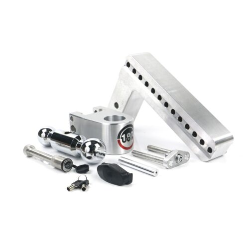Weigh Safe Turnover Ball 10" Drop Hitch with 2.5" Shank Keyed Alike WS05 Included