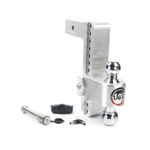 Weigh Safe Turnover Ball 10" Drop Hitch with 2.5" Shank Keyed Alike WS05 Included