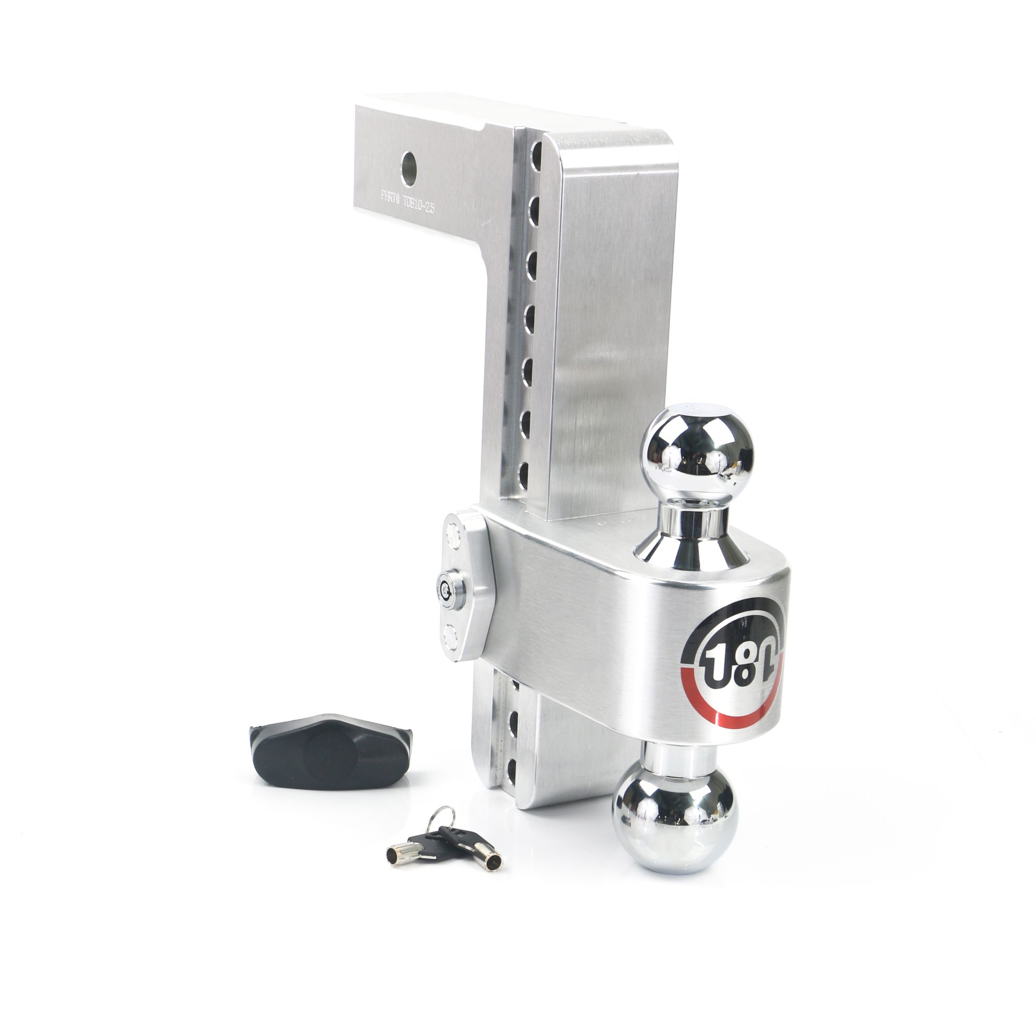 Weigh Safe Turnover Ball 10" Drop Hitch with 2.5" Shank