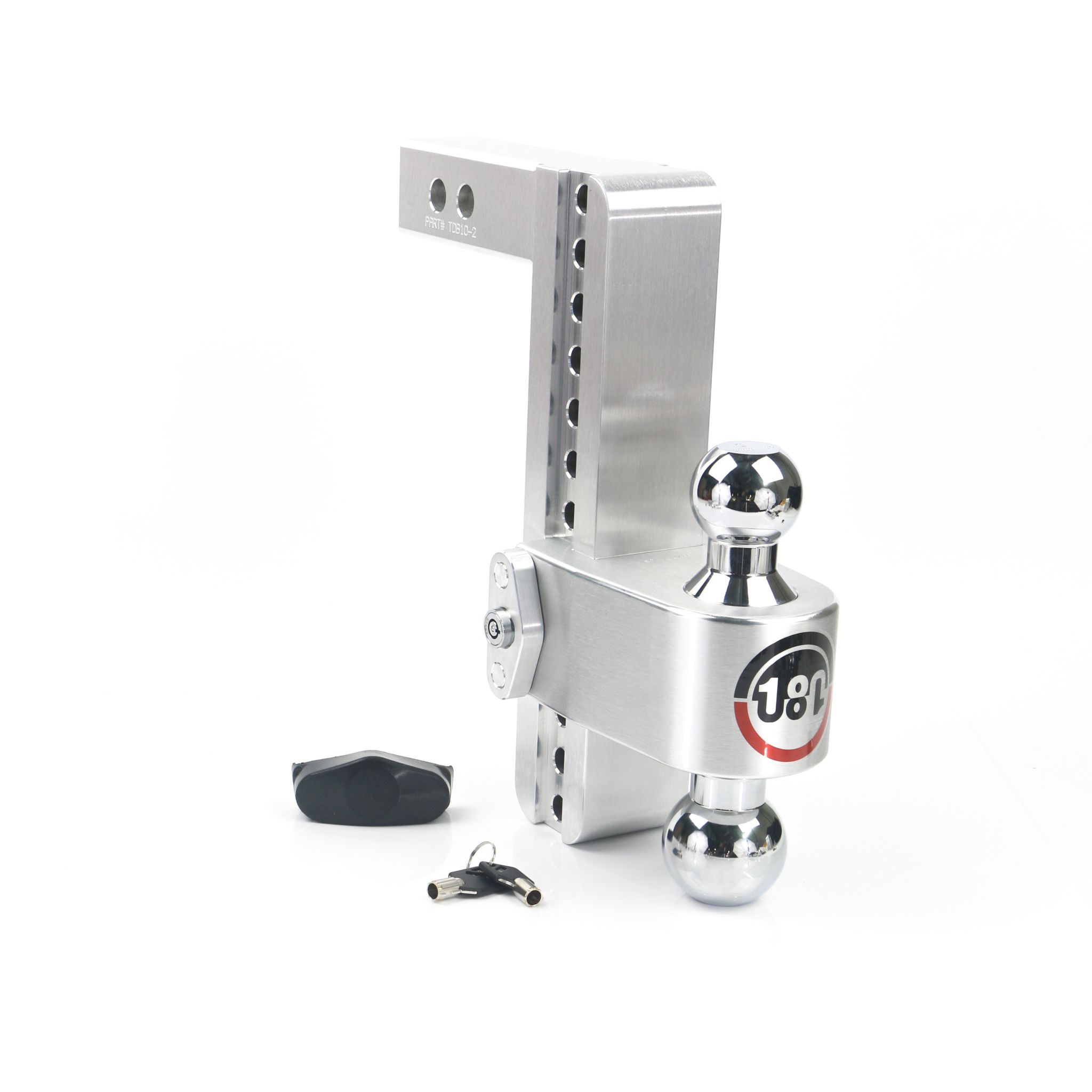 Weigh Safe Turnover Ball 10" Drop Hitch with 2" Shank