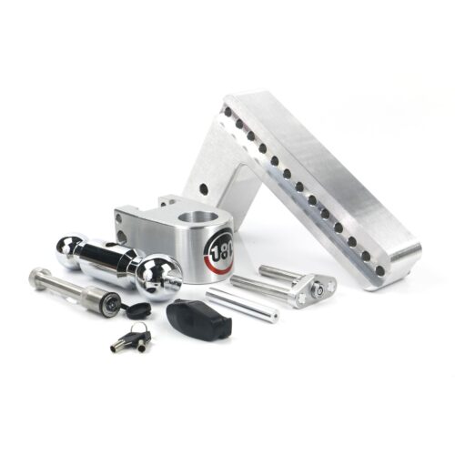 Weigh Safe Turnover Ball 10" Drop Hitch with 3" Shank- Keyed Alike WS05 Included
