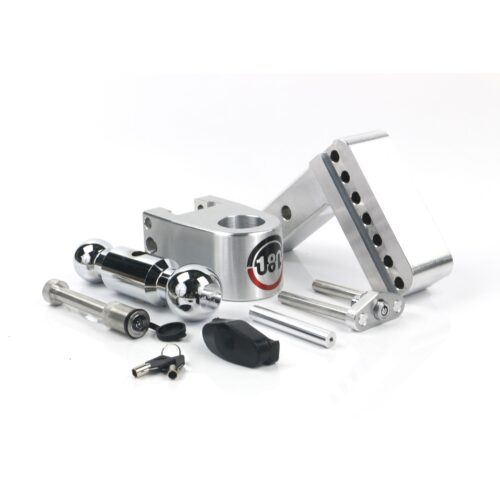 Weigh Safe Turnover Ball 4" Drop Hitch with 2" Shank Keyed Alike WS05 Included