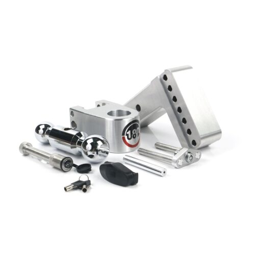 Weigh Safe Turnover Ball 4" Drop Hitch with 2.5" Shank- Keyed Alike WS05 Included
