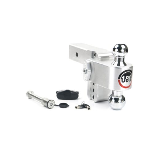 Weigh Safe Turnover Ball 4" Drop Hitch with 2.5" Shank- Keyed Alike WS05 Included