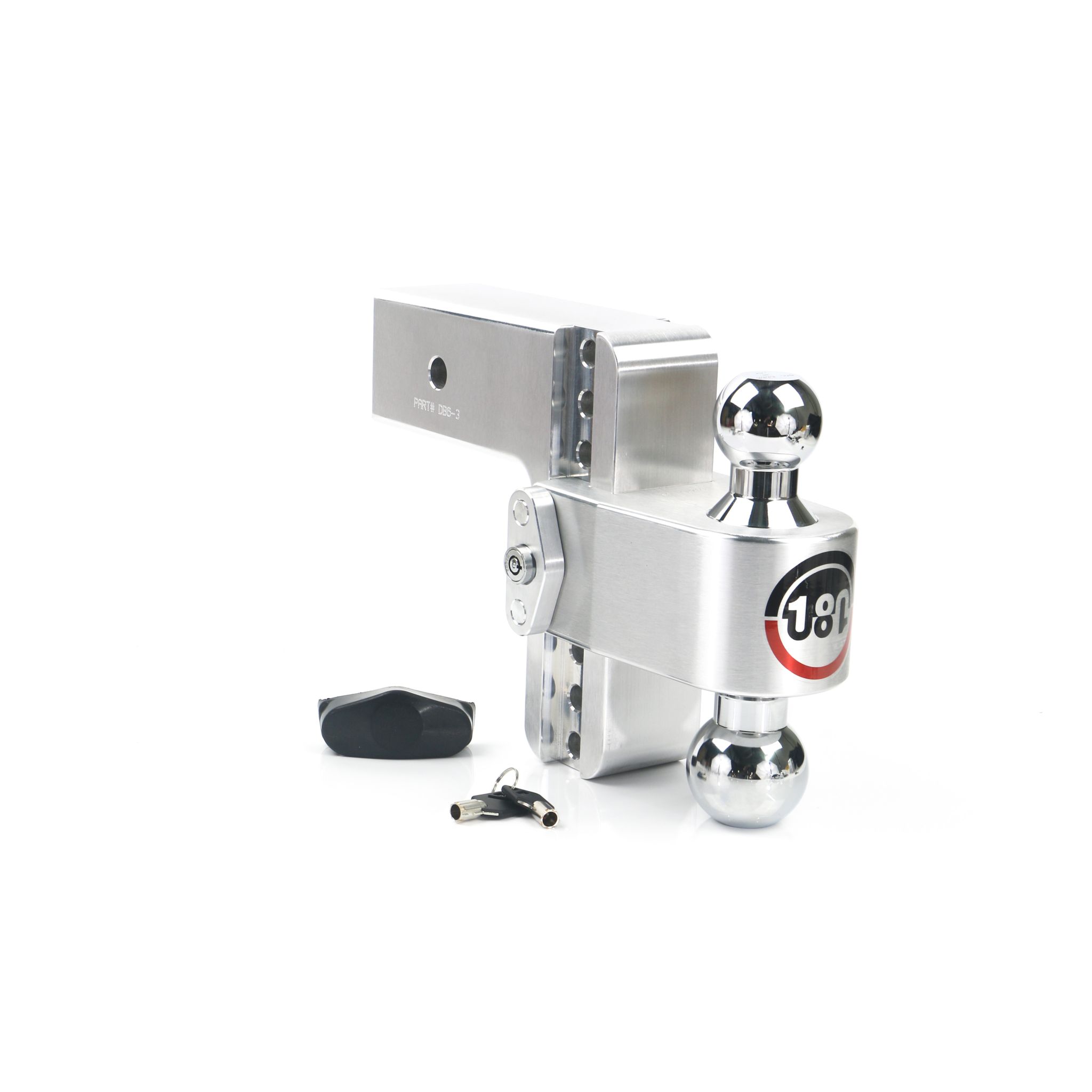Weigh Safe Turnover Ball 6" Drop Hitch with 3" Shank