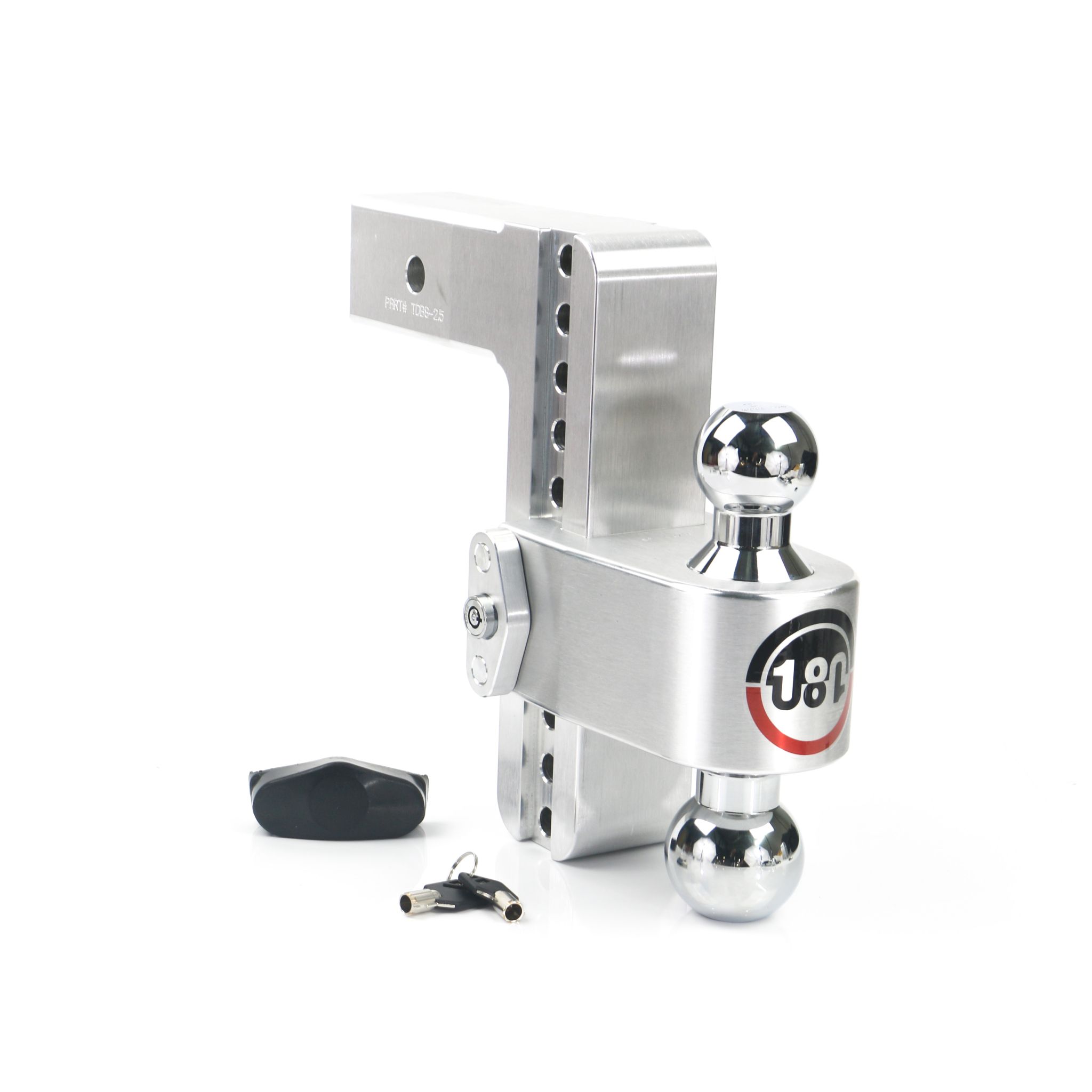 Weigh Safe Turnover Ball 8" Drop Hitch with 2.5" Shank