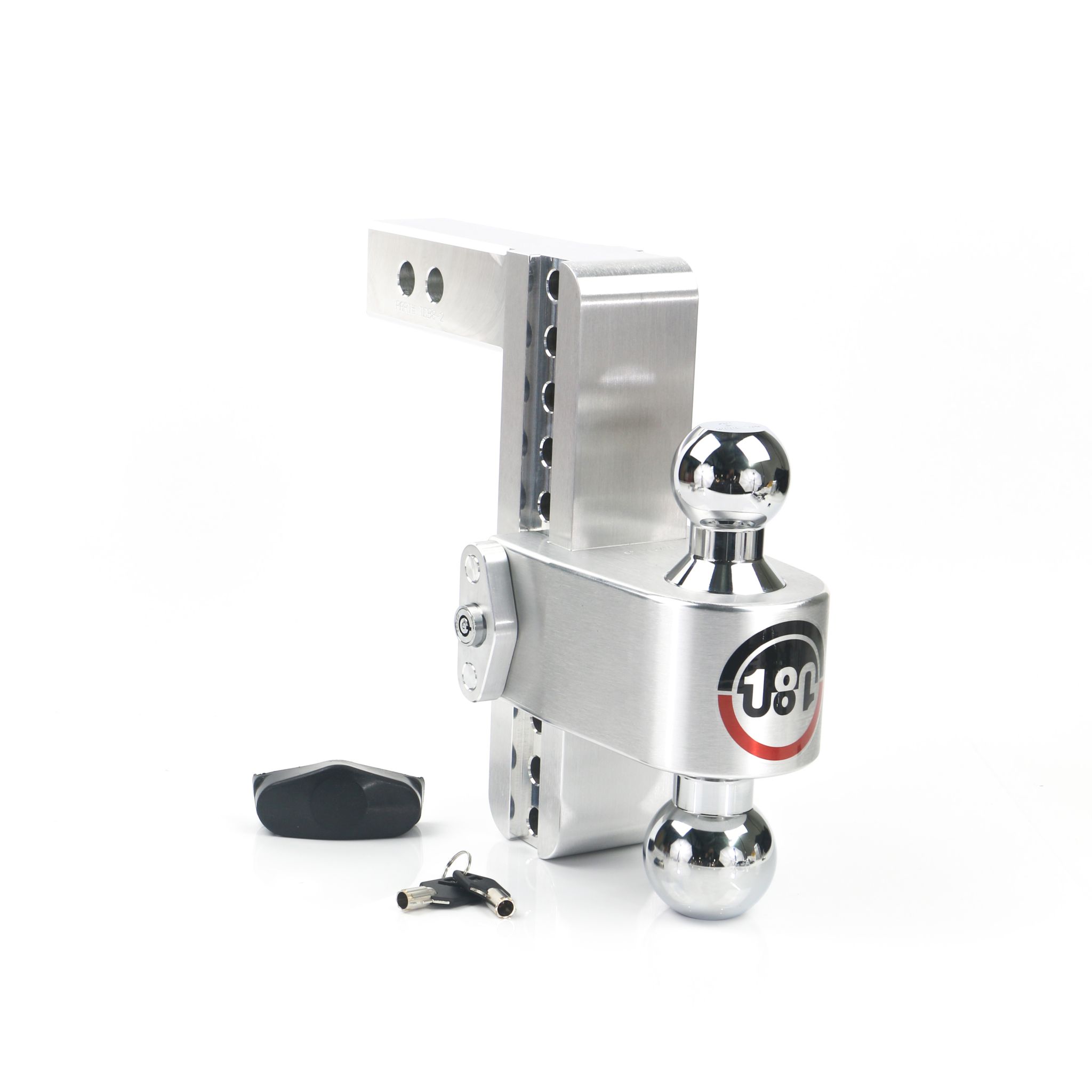 Weigh Safe Turnover Ball 8" Drop Hitch with 2" Shank